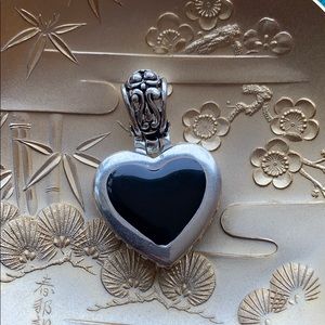 Silver Brighton Heart Pendant